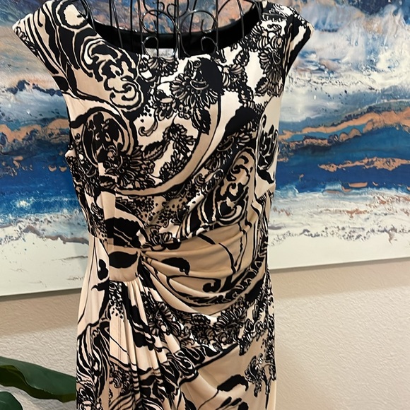 Black & Tan print dress - Picture 2 of 3